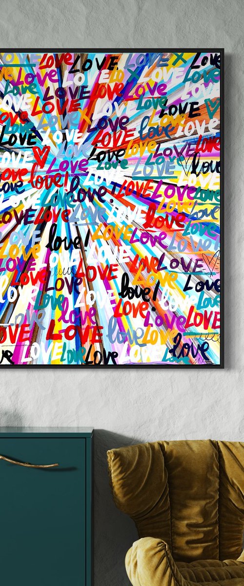 Cosmic Love 7 by Mercedes Lagunas
