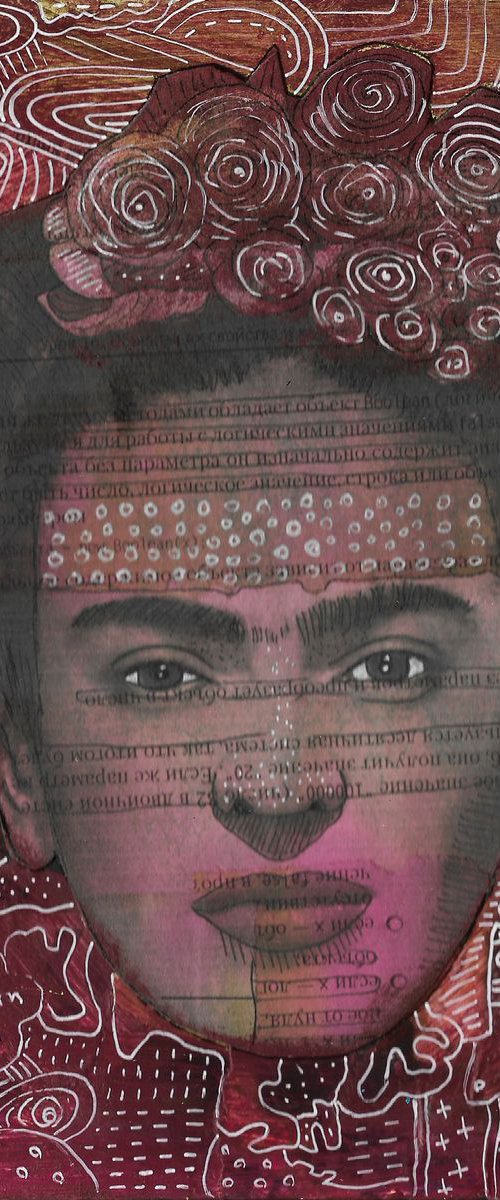 Portrait of Frida Kahlo #78 by Pavel Kuragin