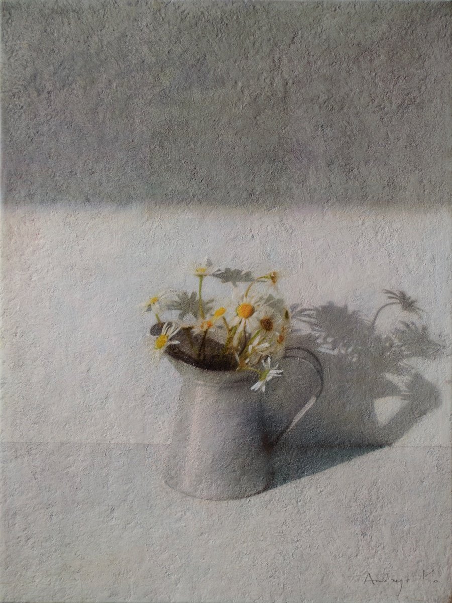 Daisies In The Morning Light By Andrejs Ko, 24 X 32, Artwork For Sale On Artfinder