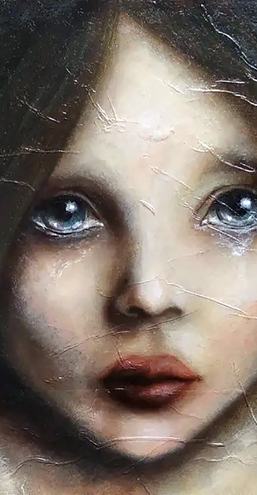 "The Watcher" 27x33cm by Sergii Donovyi