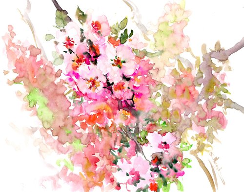 Cherry Blossom,  sakura by Suren Nersisyan