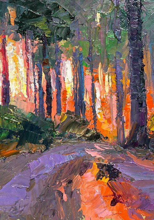 Summer Morning at Sunrise by Boris Serdyuk