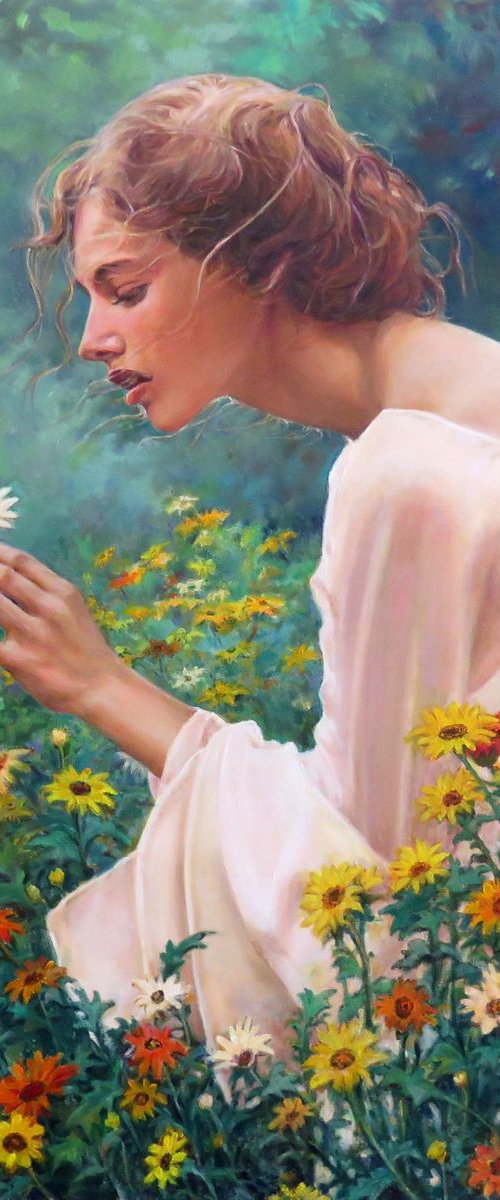 Daisy Field by QI Debrah