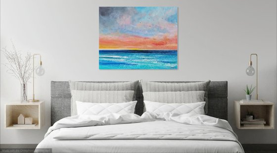 Fresh Dawn - Cornish Seascape, Art, Skyscape