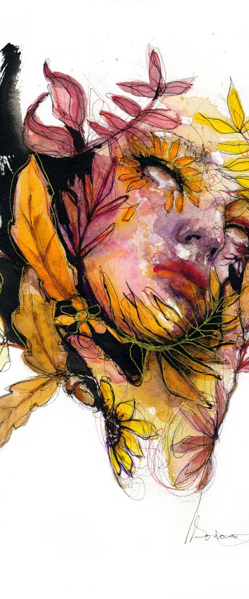 Eyes of Falling Leaves by Doriana Popa