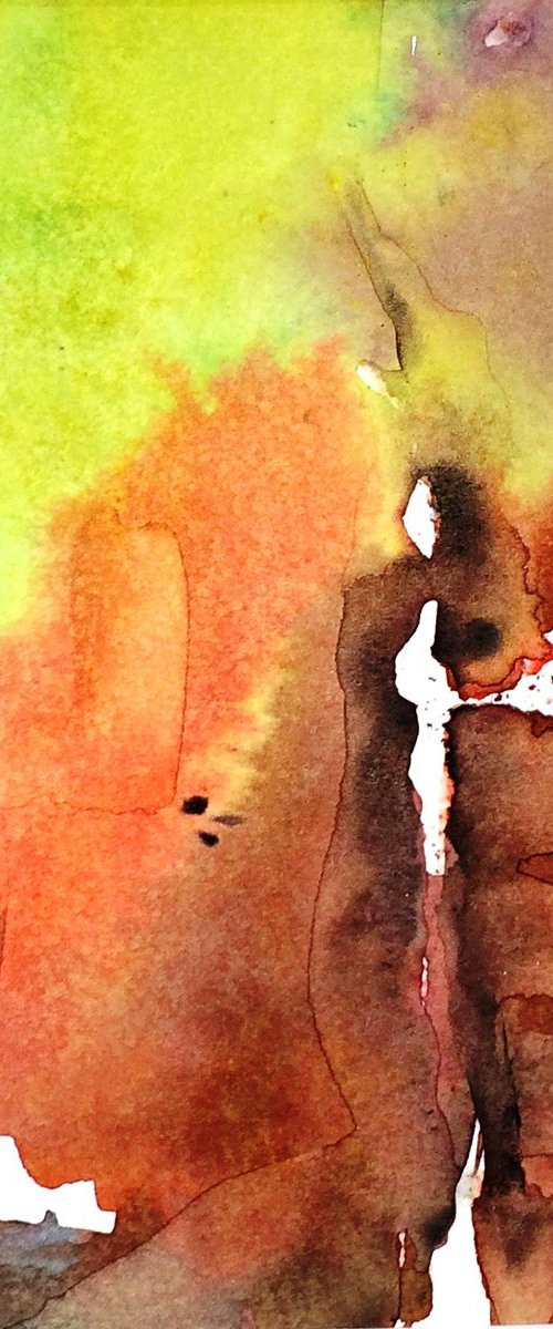 Misty Watercolour Memories V by Maxine Anne  Martin