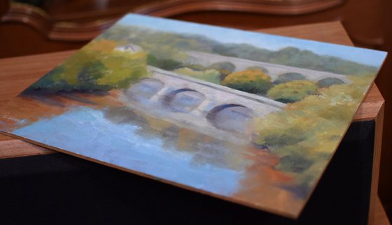 River Viaduct and Railway Line