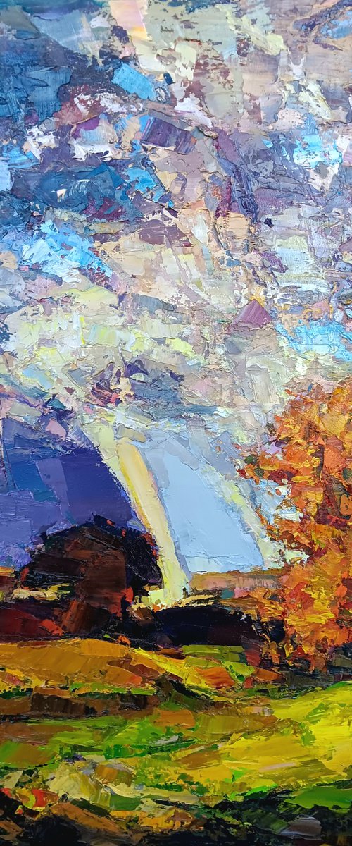 Landscape With Rainbow by Ruslan Khais