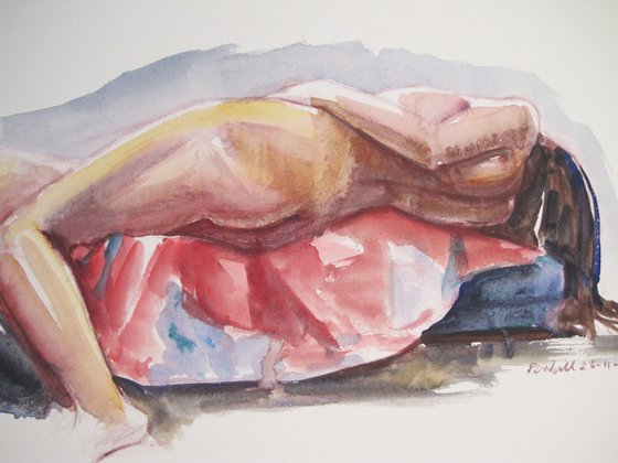 reclining female nude