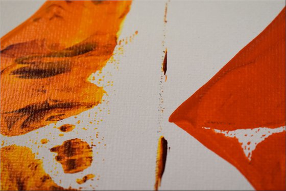 White Summer II  - Abstract Art - Acrylic Painting - Canvas Art - Framed Painting - Abstract Sea Painting - Ready to Hang