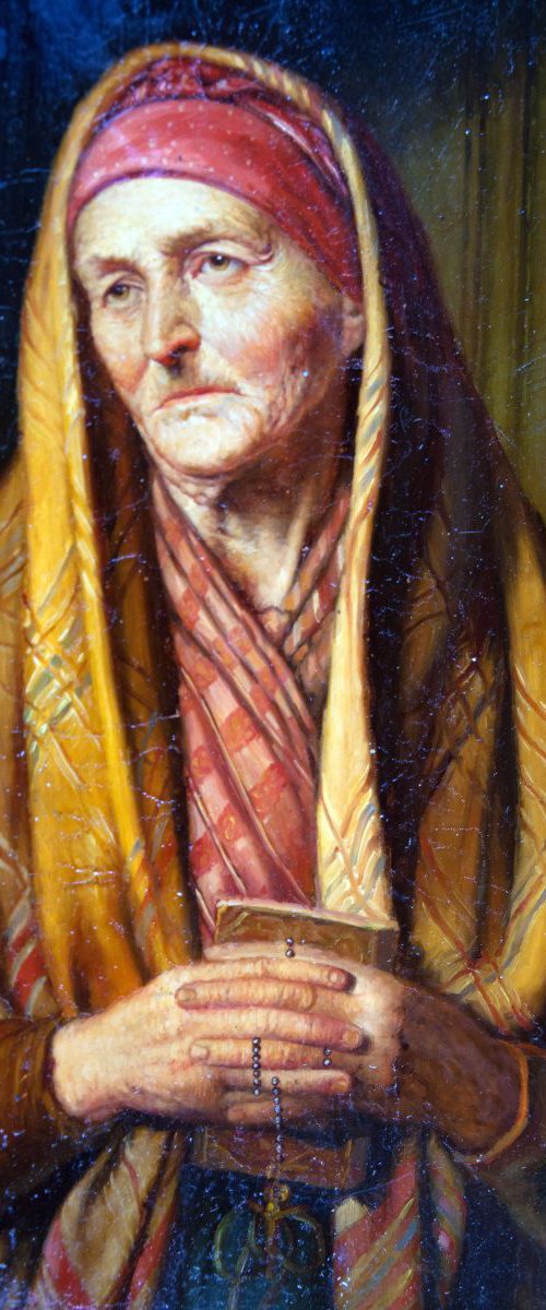 Portrait old woman 3320 by GOUYETTE jean-michel