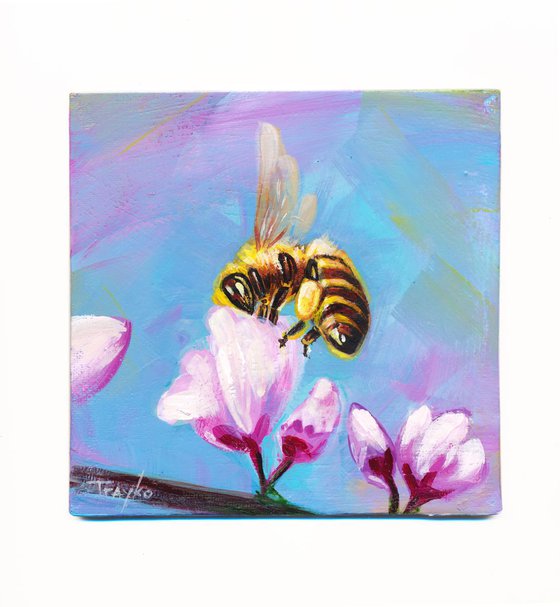Honey Bee.. - 15x15 cm