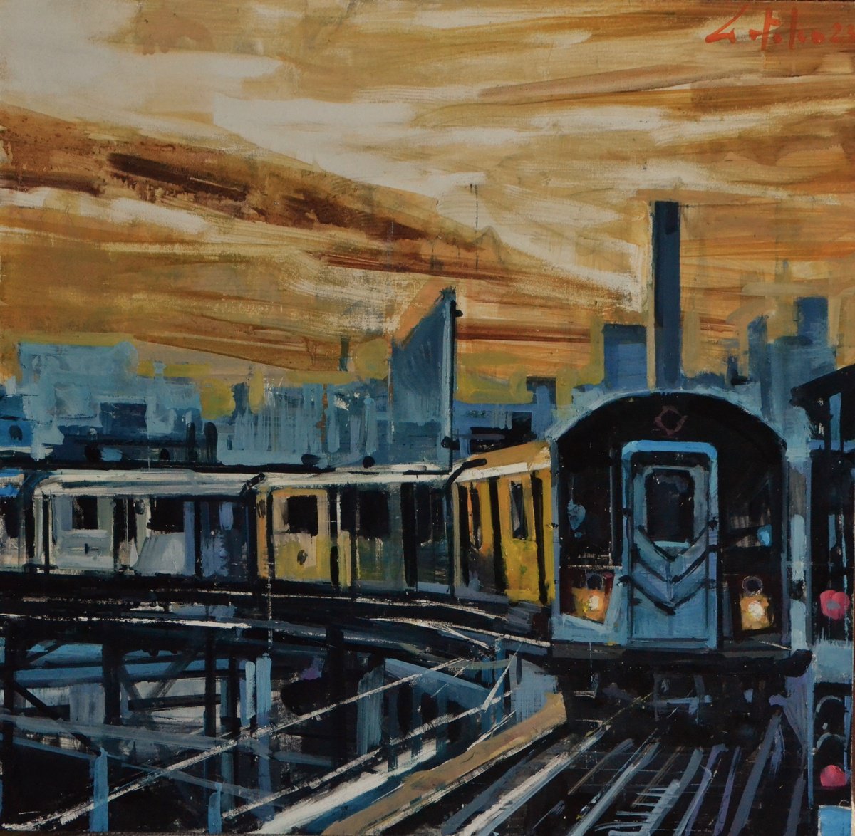 NYC Train by Marco Ortolan