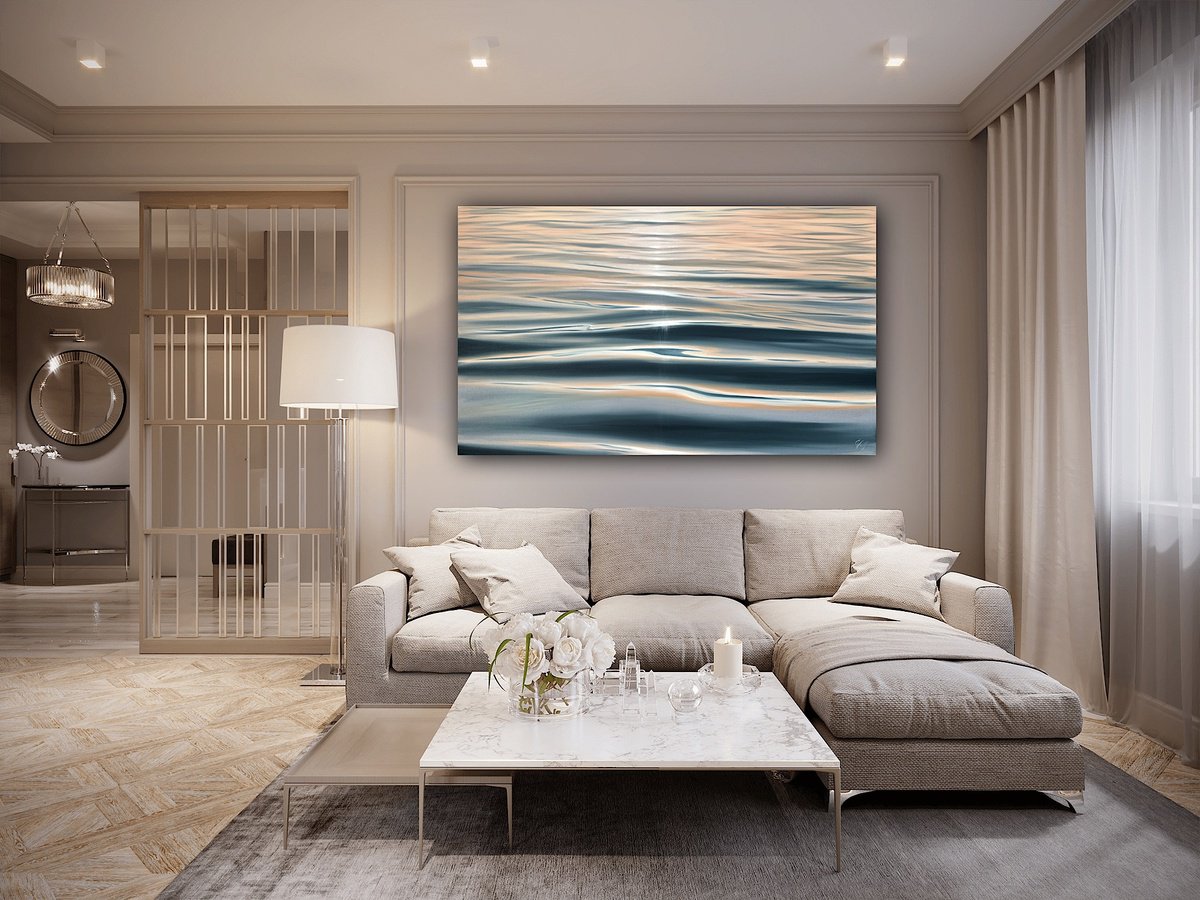 Photorealistic Oil Painting , The Serenity Of Sunlight By Eva Volf, 60 X 36, Artwork For Sale On Artfinder