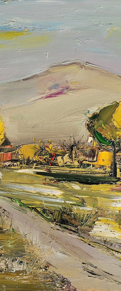 Autumn Road in the Foothills by Vlas Ayvazyan