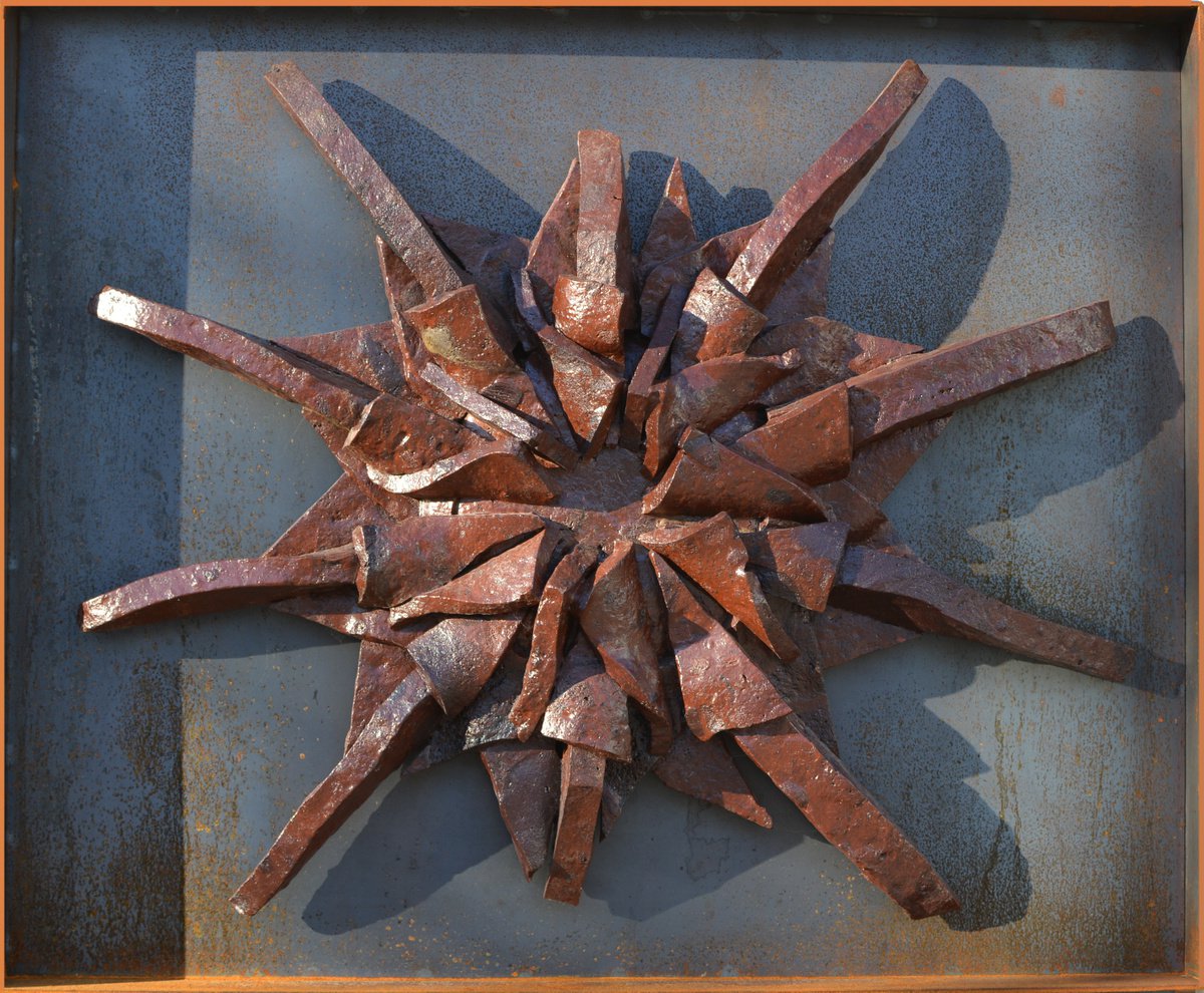 Landscape Relief By Ognyan Chitakov, 34 X 28", "Sea Star", Original Artwork