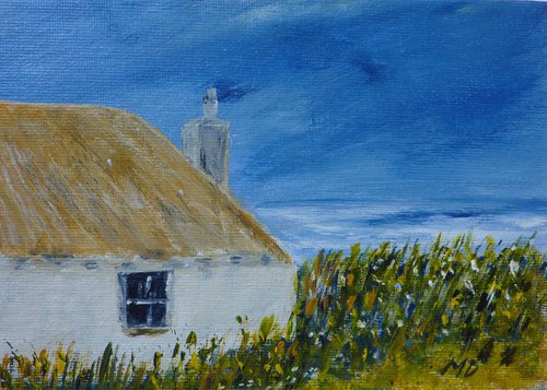 Thatched Cottage by Margaret Denholm