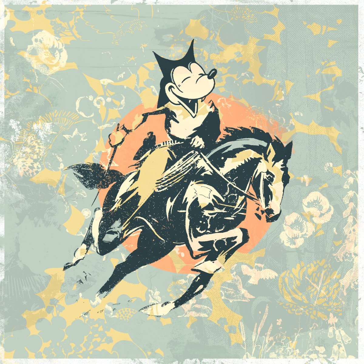 Portrait Painting By Teis Albers, 39 X 39", Onwards, Original Artwork