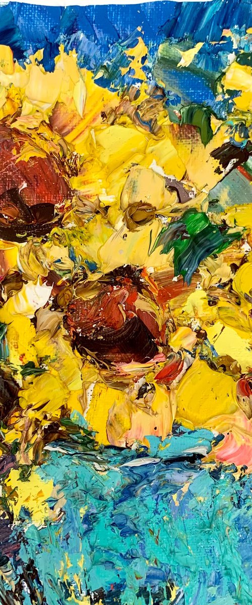 Sunflowers by Vilma Gataveckienė