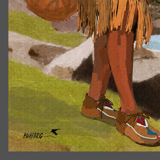 YOUNG CHEROKEE SQUAW