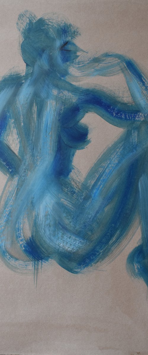 Blue woman by Marija Knezevic
