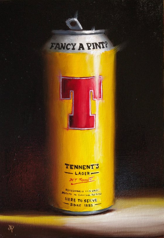 Tennents Lager still life