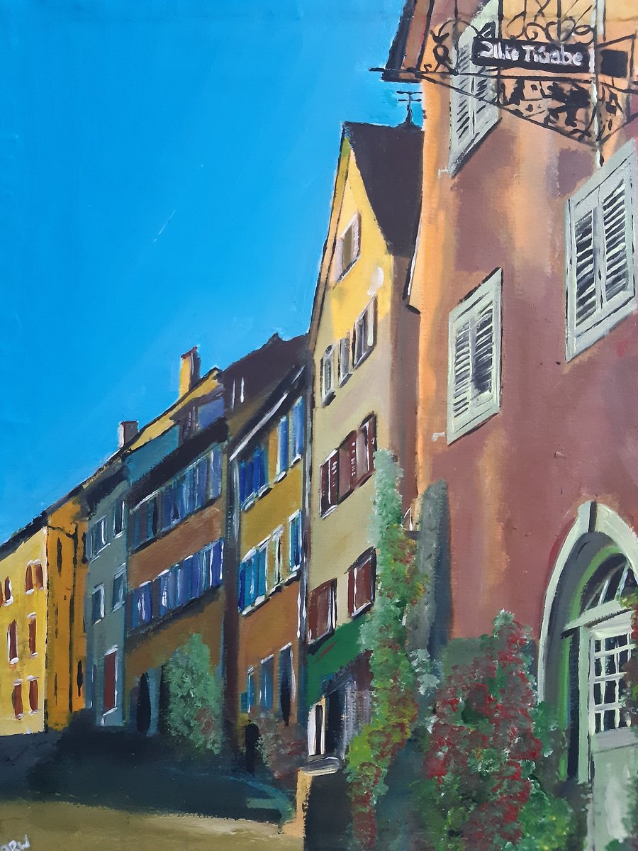 Swiss Town, Late Afternoon by Andrew Reid Wildman