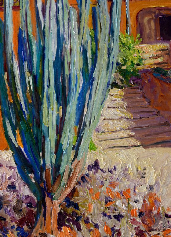Cactus and House