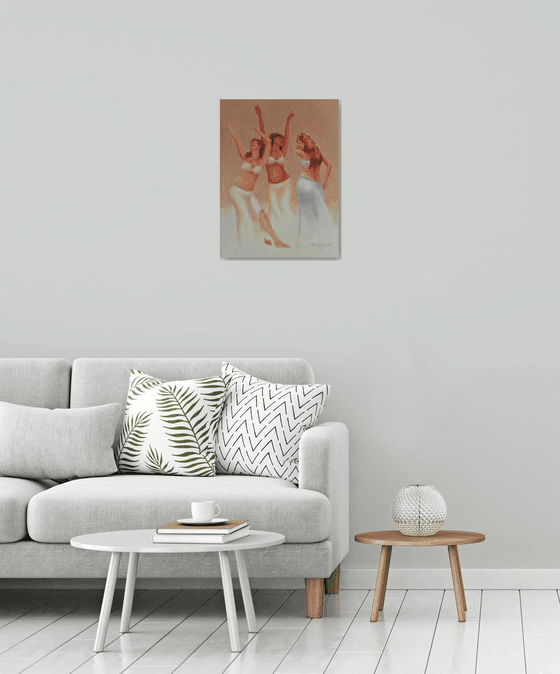 Three dancers