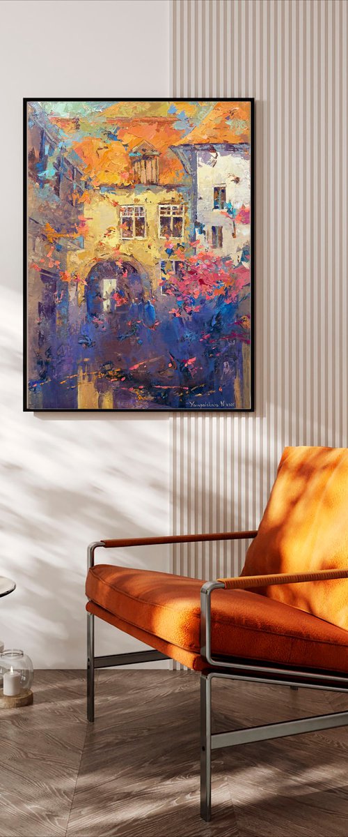 Autumn Sun of the Old City by Natalia Yampolskaia