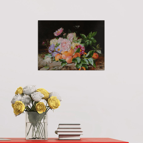 Still life floral painting