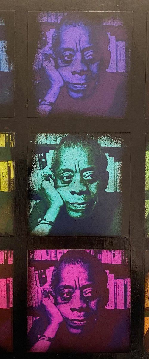 James Baldwin Collage by Jerome Cholet