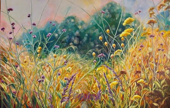 Rise- Wild Garden Painting