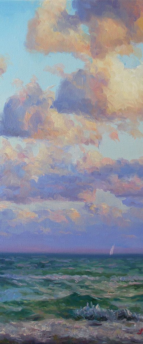 Sea and clouds by Vachagan Manukyan