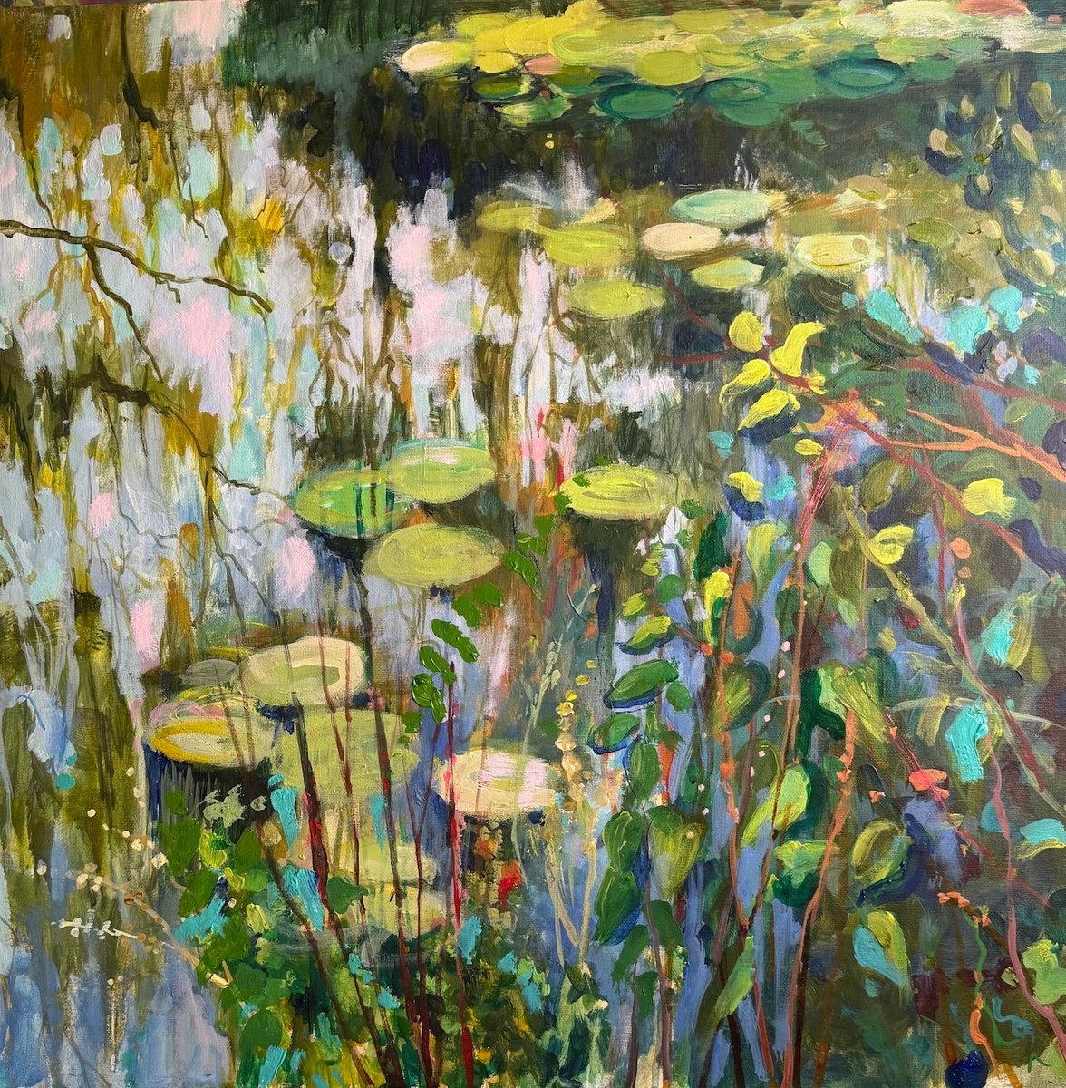 Tangled 3 By Ayse Mcgowan, 24 X 24, Artwork For Sale On Artfinder