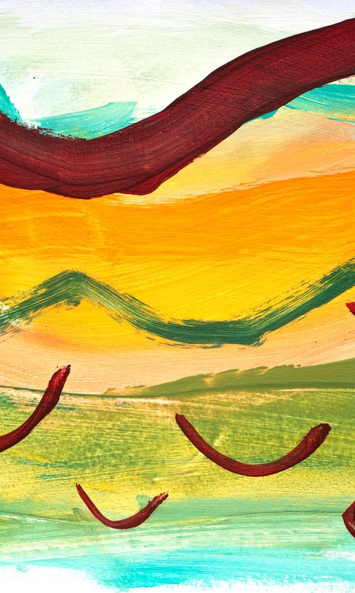 Canary Sunrise by Suzie Cumming