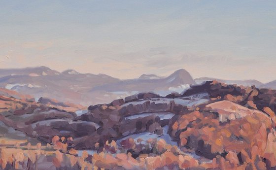 December 9, les Roches de Mariol, late afternoon light