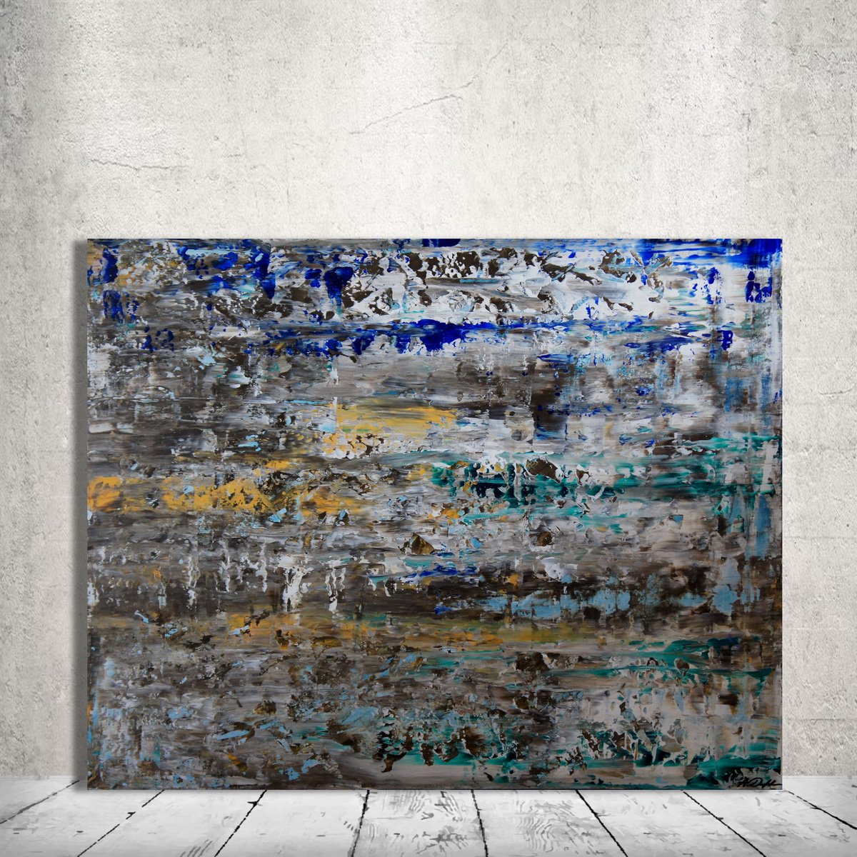 Landscape Layers (100 x 80 cm) XL (40 x 32 inches) by Ansgar Dressler