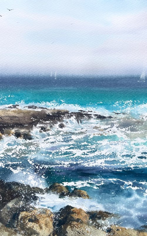 The sea coast #2 by Eugenia Gorbacheva