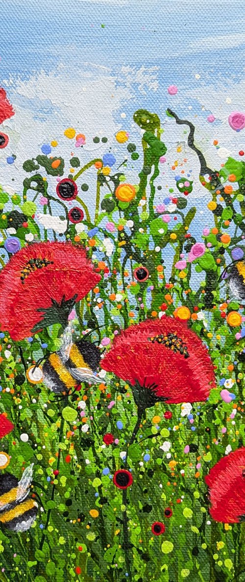 Poppy Meadow Delight #3 by Lucy Moore