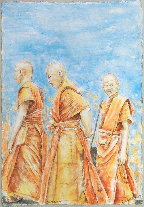 3 Monks by Gordon T.