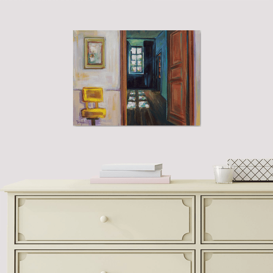 The door is opened - 40x30 cm