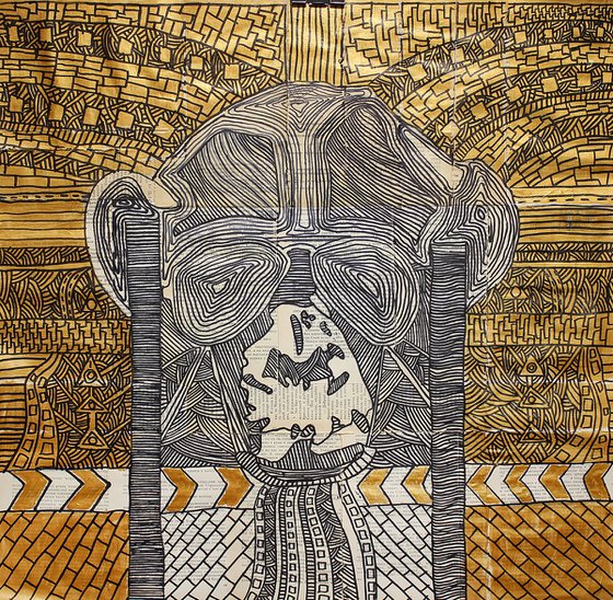 Trinity. Gold  (triptych)