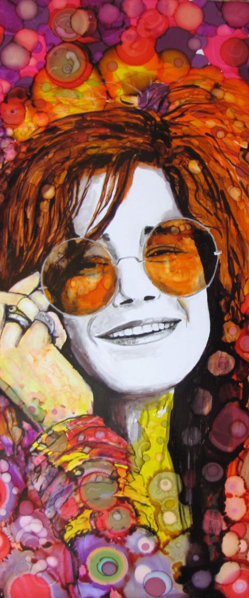 Psychedelic Janis by Raffaella Bertolini