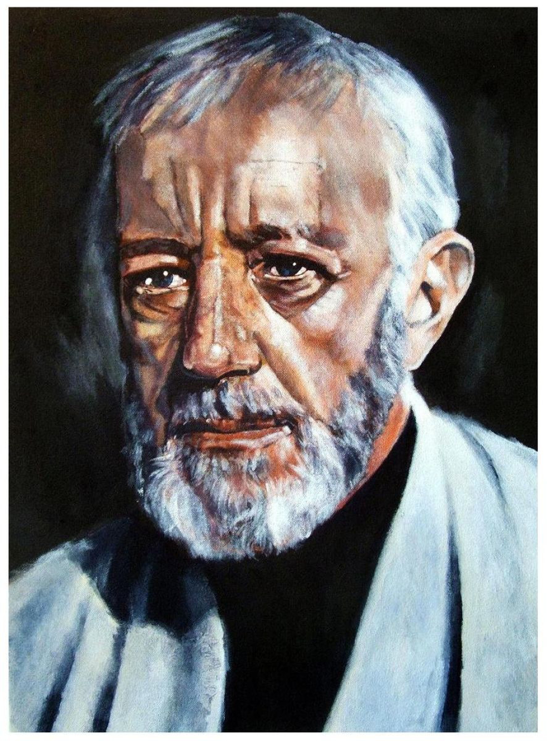 Obi Wan Kenobi 2013 Painting By Simon Kirk Artfinder