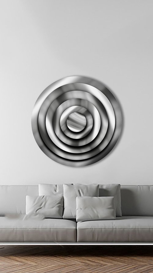 Wall sculpture Layered Optica 3 by Sumit Mehndiratta