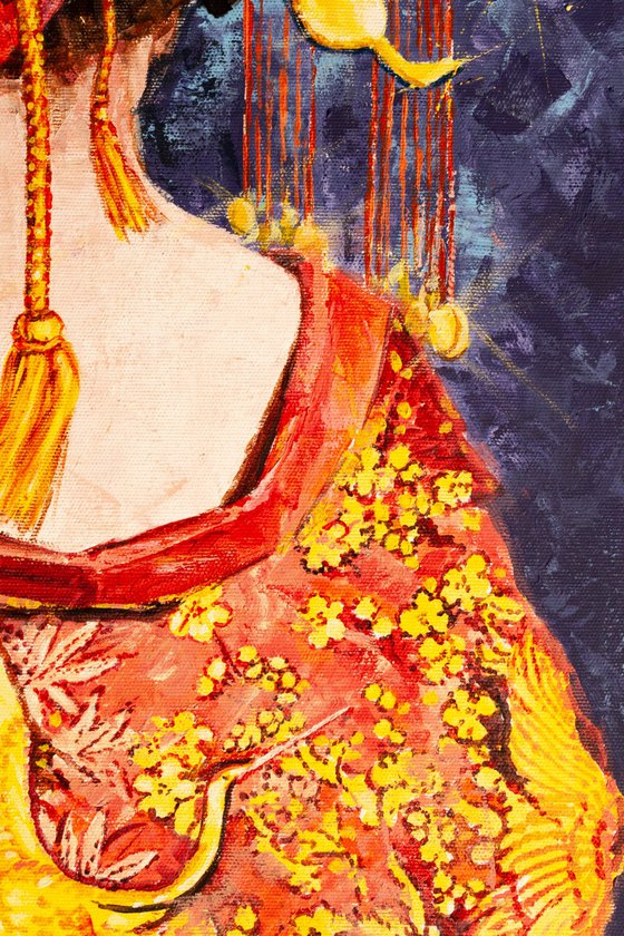 Woman in kimono