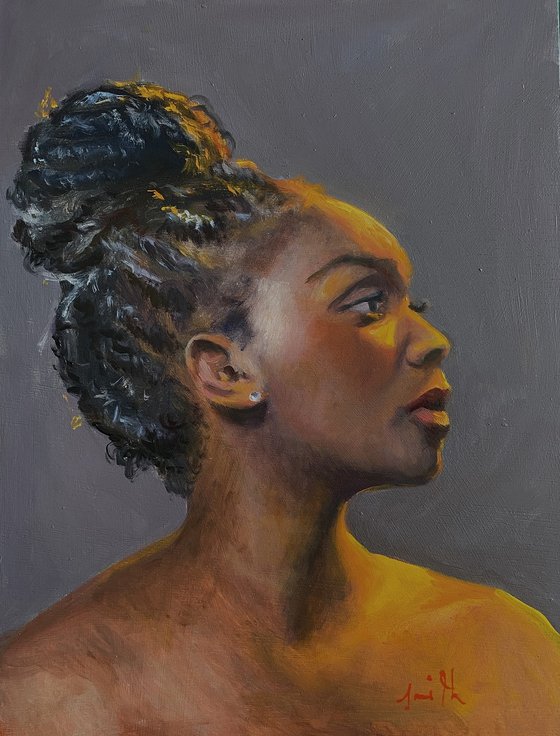 Young Black Woman.