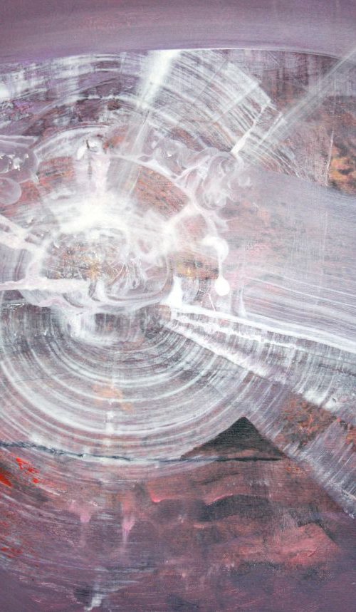 SOFT LIGHT SPIRAL ENERGY COSMIC DIAPHANE PRESENCE CHIMERA FANTASTIC UNIQUE ONIRIC ART SIGNED BY MASTER KLOSKA by Kloska Ovidiu