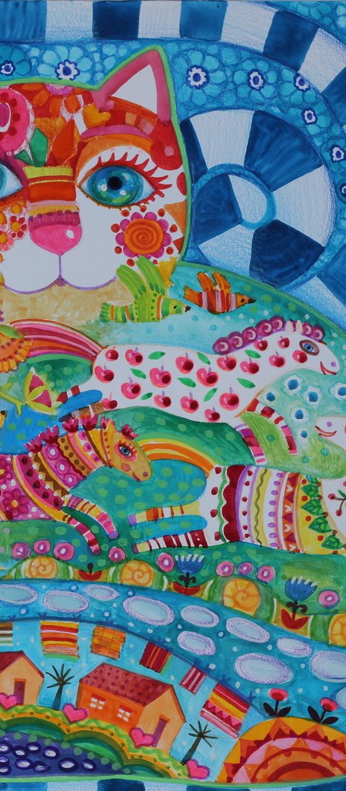 Summer Horses by Oxana Zaika